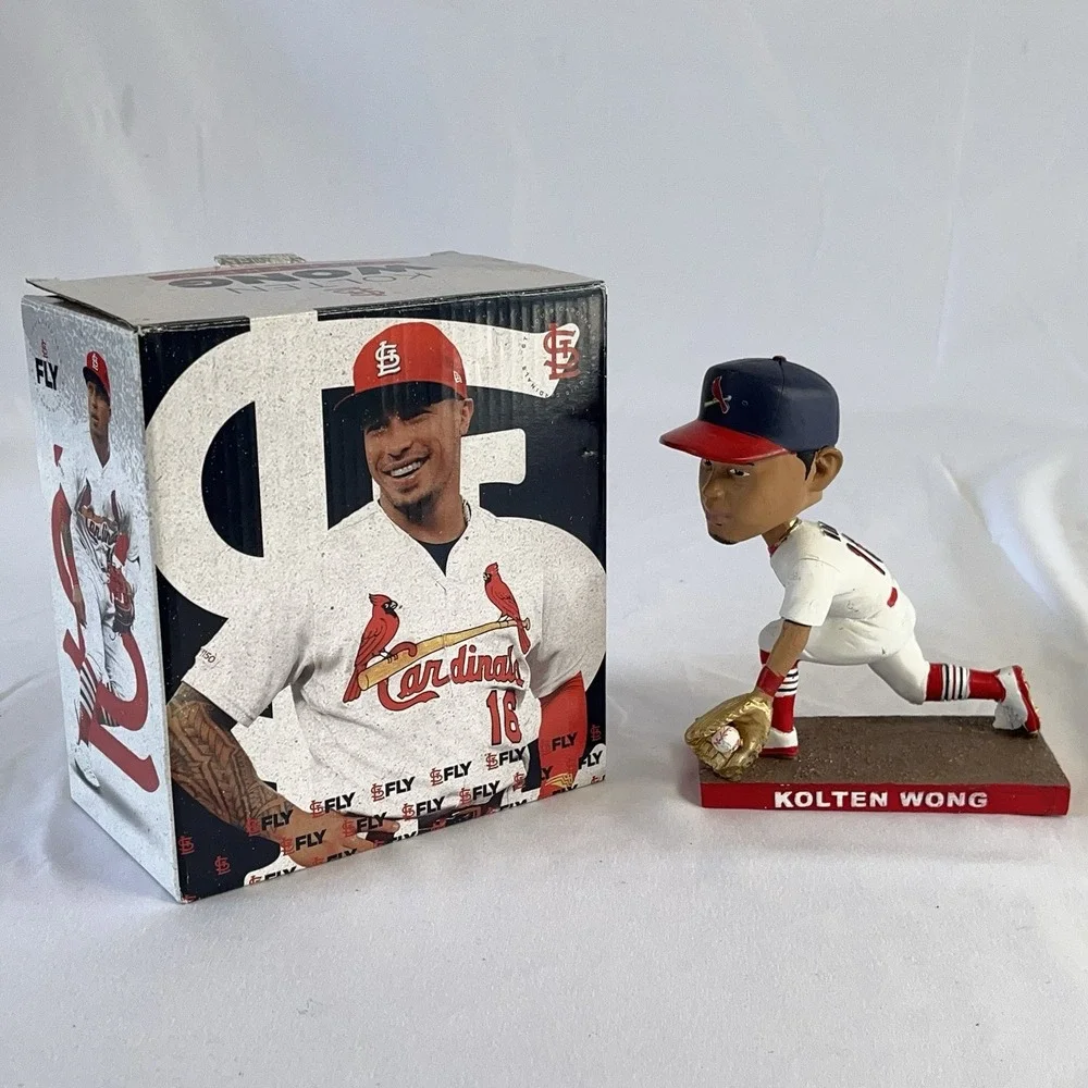 Kolten Wong St Louis Cardinals Gold Glove Bobblehead‎ 9/29/2021 NIB